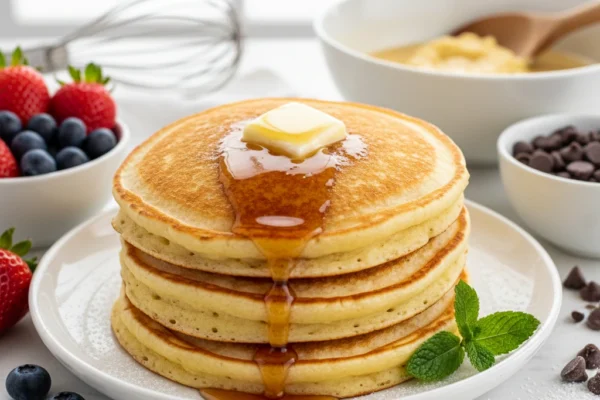 Easy and Fast Fluffy Pancakes Recipe