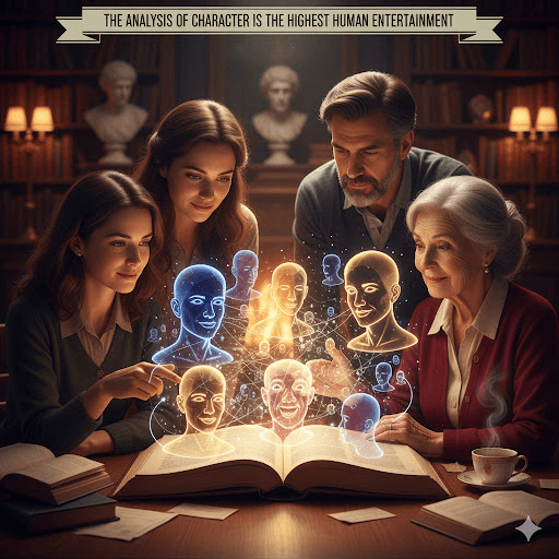 The Analysis of Character is the Highest Human Entertainment 2 Analysis of Character