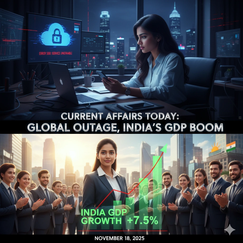 Current Affairs Today: Global Outage, India's GDP Boom 2 Current Affairs Today Global Outage, Indias GDP Boom