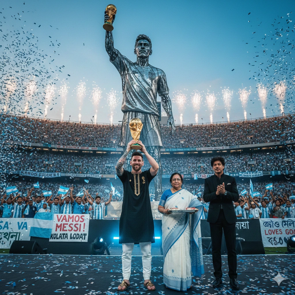 Messi in Kolkata