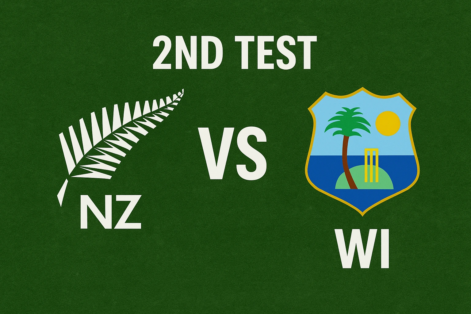 NZ vs WI 2nd Test