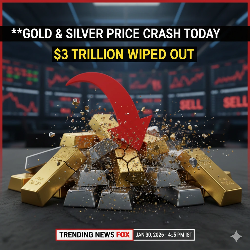 Gold Silver Crash Today