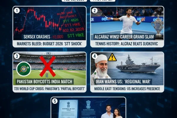 5 Latest News Headlines in English Today