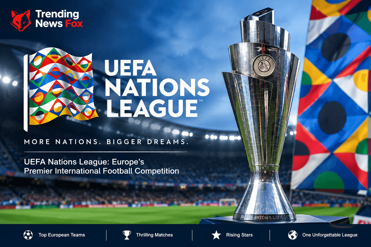 UEFA Nations League 202627 trophy, teams and football competition