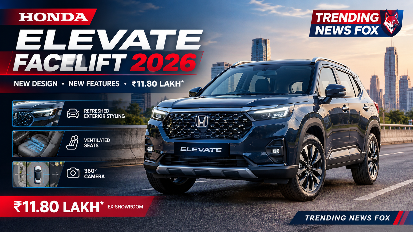Honda Elevate Facelift 2026