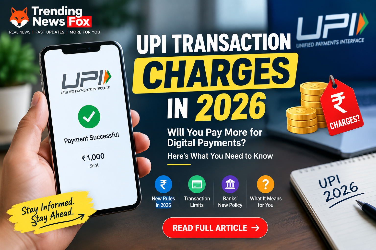 UPI transaction charges 2026